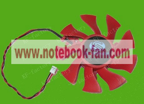 75mm ATI Sapphire Video Card Cooler Fan FD8015U12S 0.5A 75mm ATI Sapphire Video Card Cooler Fan FD8015U12S 0.5A